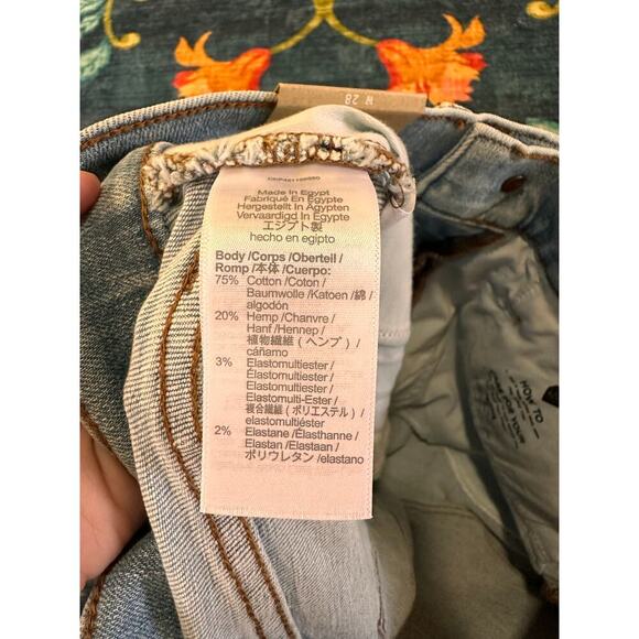 NWT Madewell High-Rise Denim Shorts Size 28 - Picture 9 of 9